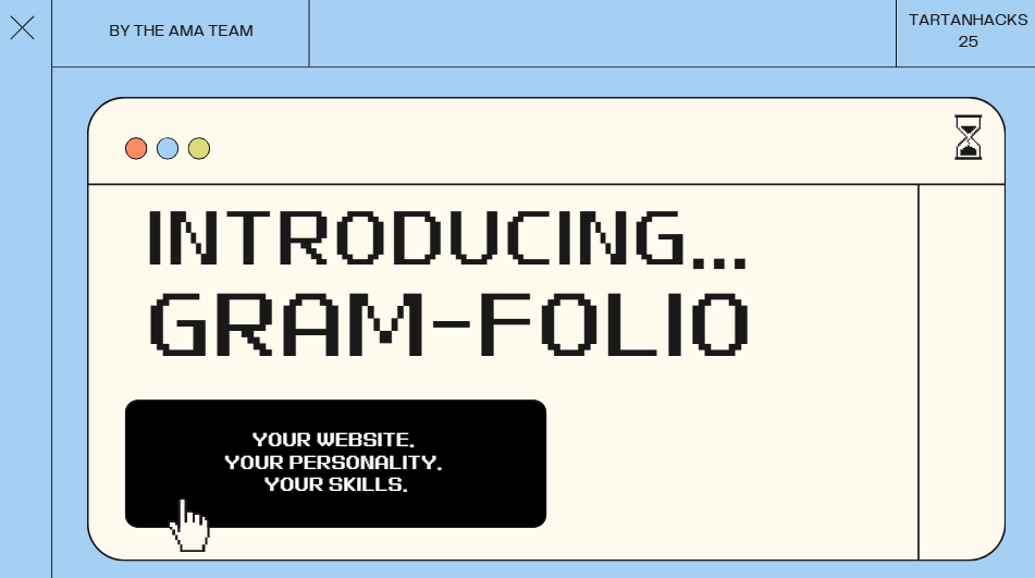 Gram-folio project screenshot